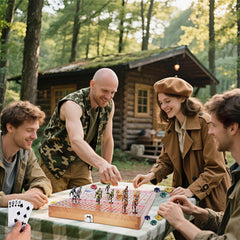 Glintoper two dice in motion during a quick roll.