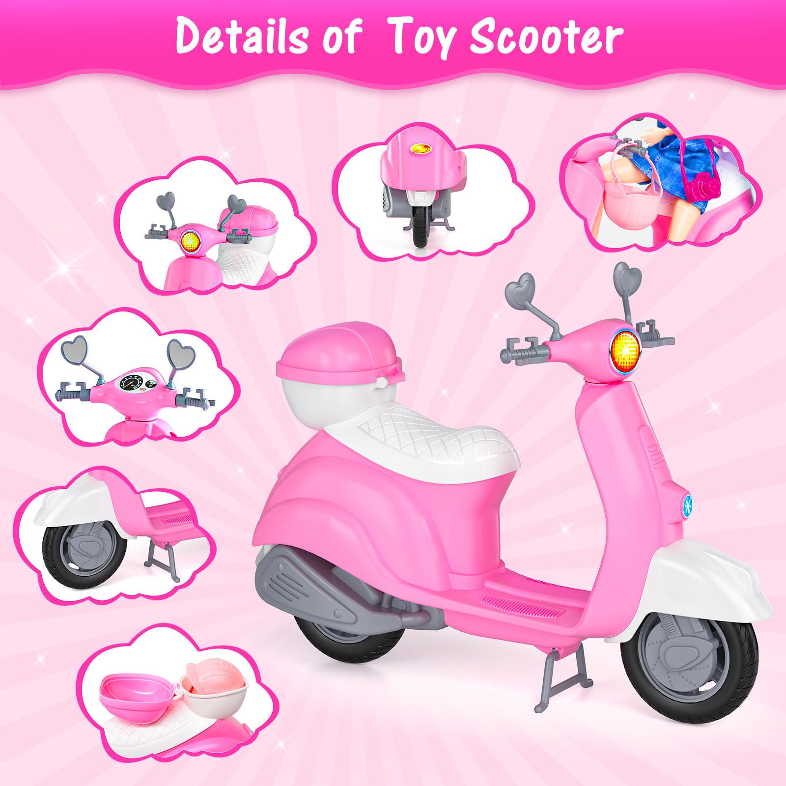 Glisiol casual dresses for everyday doll adventures.