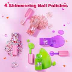 Glisiol fake nails set lets kids safely experiment with manicures.