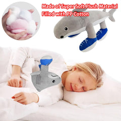 GlitchGear Tralalero plush pack arranged for gifting or display on a desk or shelf.