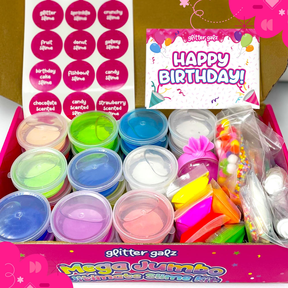 Glitter Galz kids creative playtime offers tactile imagination exploration.