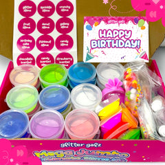 Glitter Galz kids creative playtime offers tactile imagination exploration.