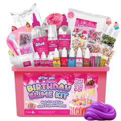 Glitter Galz slime kit packaging showing gifting potential and creative play