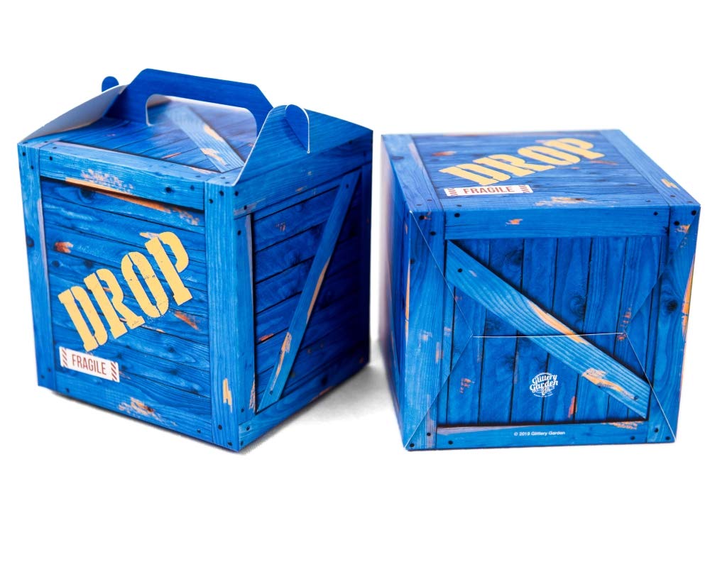 Glittery Garden printed boxes with matte lamination for a polished look.