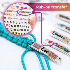 Glittery Garden silver-plated charms add shine to handmade bracelets.