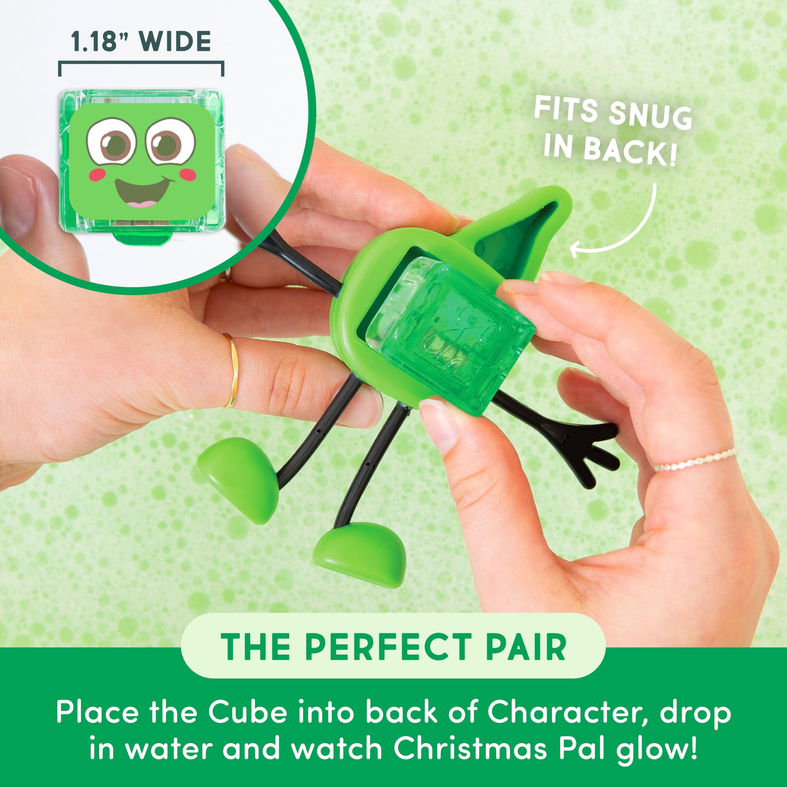 Glo Pals Christmas Pal with flexible arms invites hands-on exploration