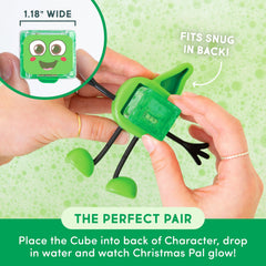 Glo Pals Christmas Pal with flexible arms invites hands-on exploration