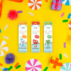 Glo Pals cubes compatible with characters for extended imaginative play.