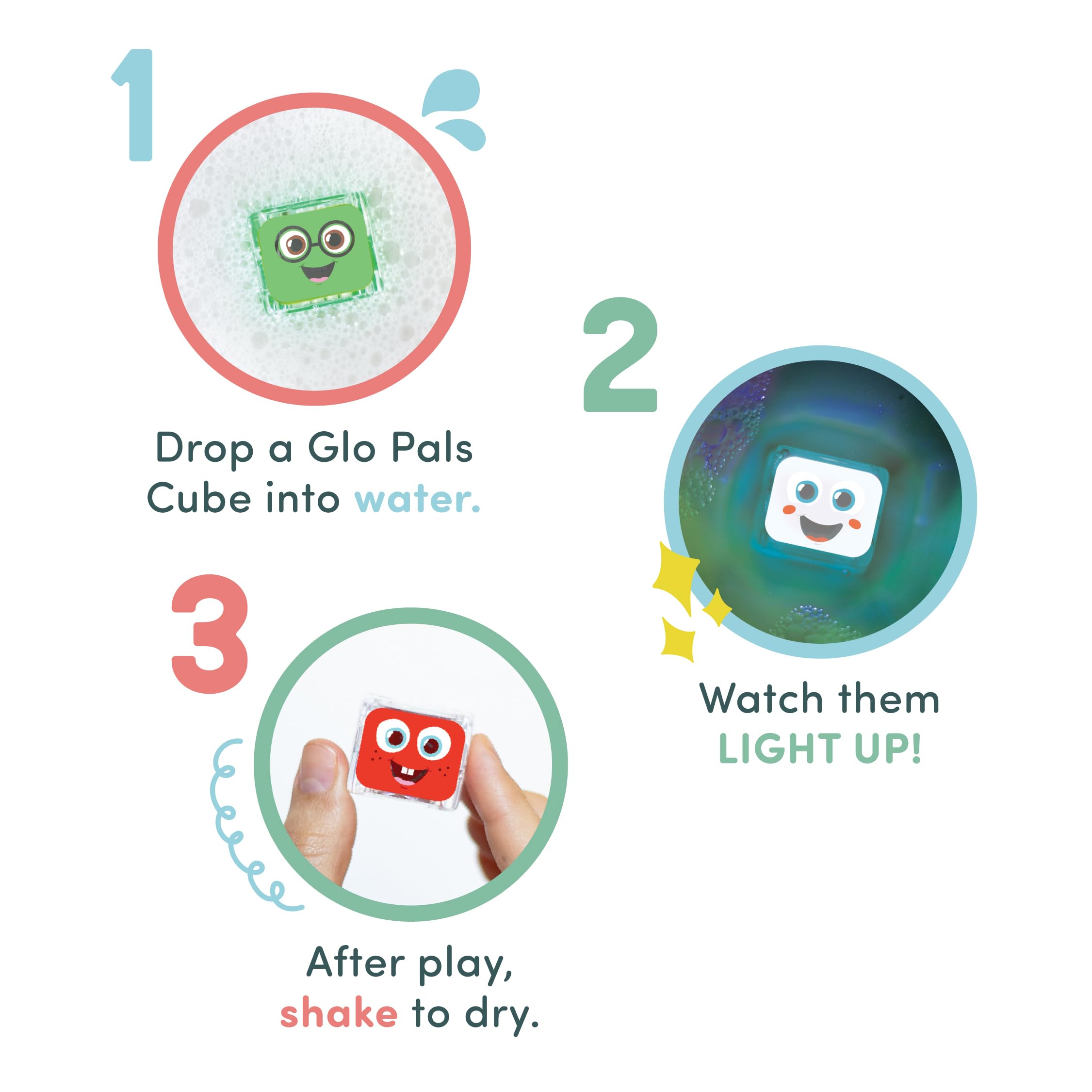 Glo Pals safety features with sealed non-lithium batteries for child-safe use.