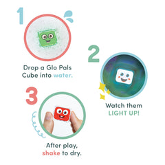 Glo Pals safety features with sealed non-lithium batteries for child-safe use.