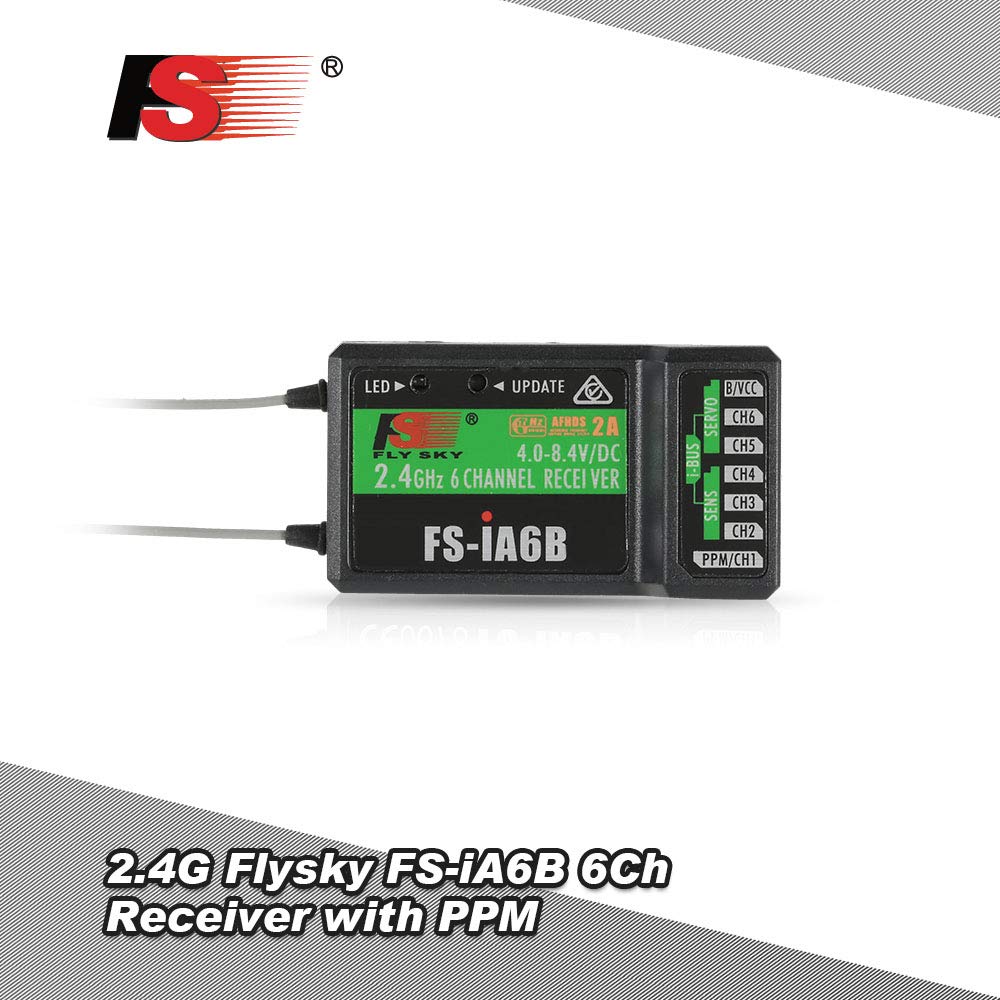 Globact FS-iA6B indicator LED shows power and status in real time.