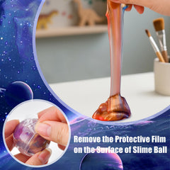 Great Easter basket stuffer option with Glompgz galaxy slime for imaginative play.