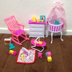 GLORIA nursery accessories with baby complete set sparks storytime scenarios