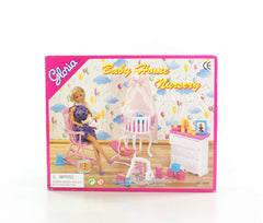 GLORIA dollhouse baby home nursery playset wide shot for imaginative play