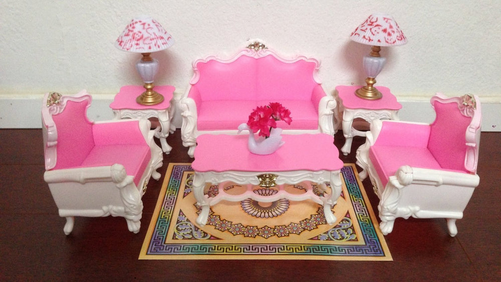 Gloria My Fancy Life dollhouse deluxe living room playset enables imaginative storytelling with 11.5-inch dolls.