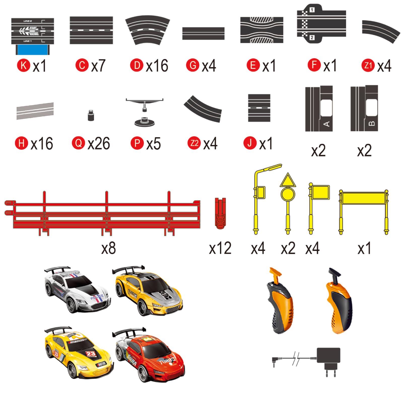 Glorryearst full-set assembly showcases ready-to-race fun.