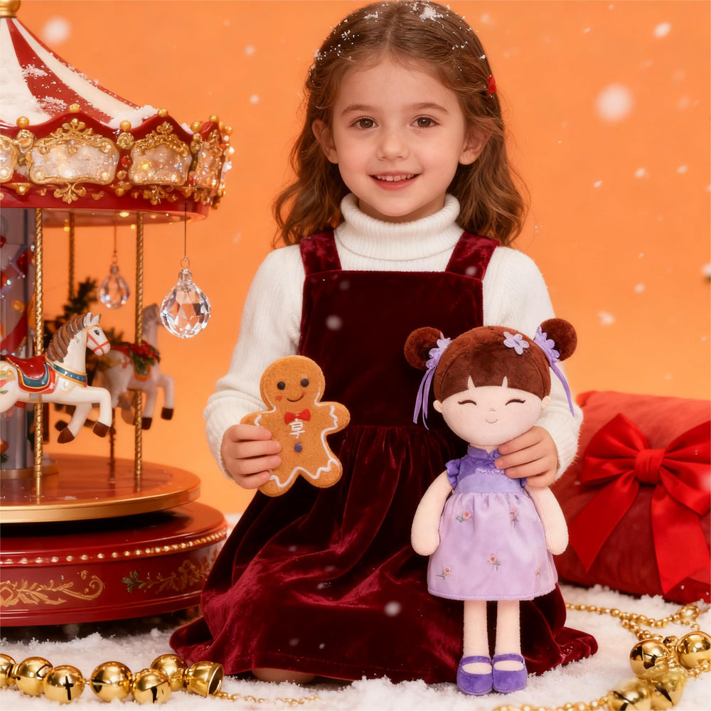 Gloveleya doll as nursery decor adding whimsical charm.