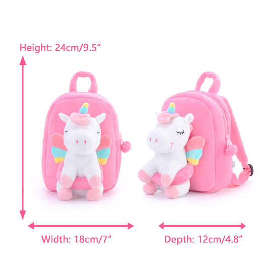 Gloveleya pastel colors plush fabric adds charm to everyday preschool adventures.