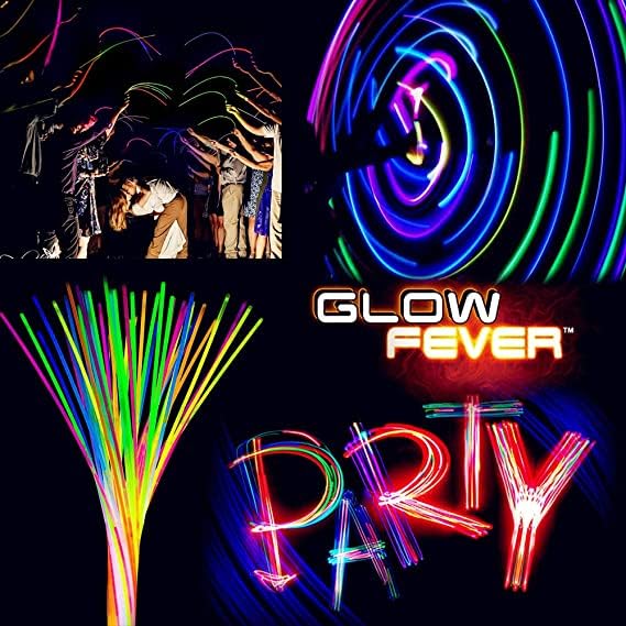 Glow Fever waterproof glow sticks designed for outdoor use and rain.