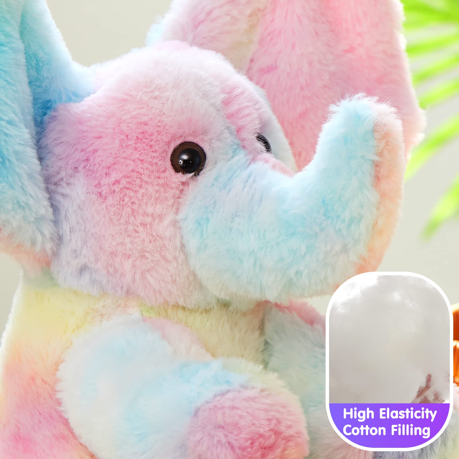 Glow Guards singing elephant showcases 10 lullabies to soothe and entertain.