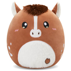 Glow Guards quarter horse plush pillow 12-inch for relaxing hugs and cuddle moments.