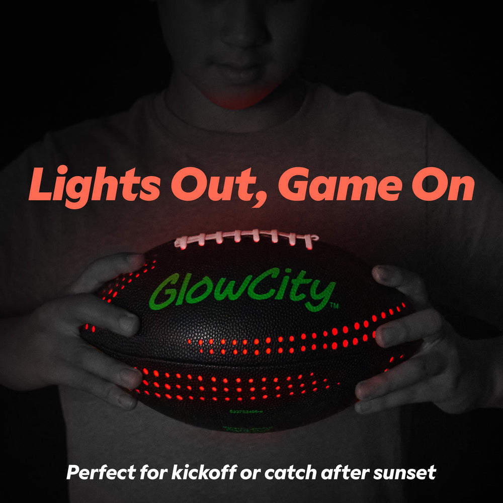 GlowCity durable grip and LED activation close-up ready for passes.