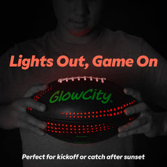 GlowCity durable grip and LED activation close-up ready for passes.