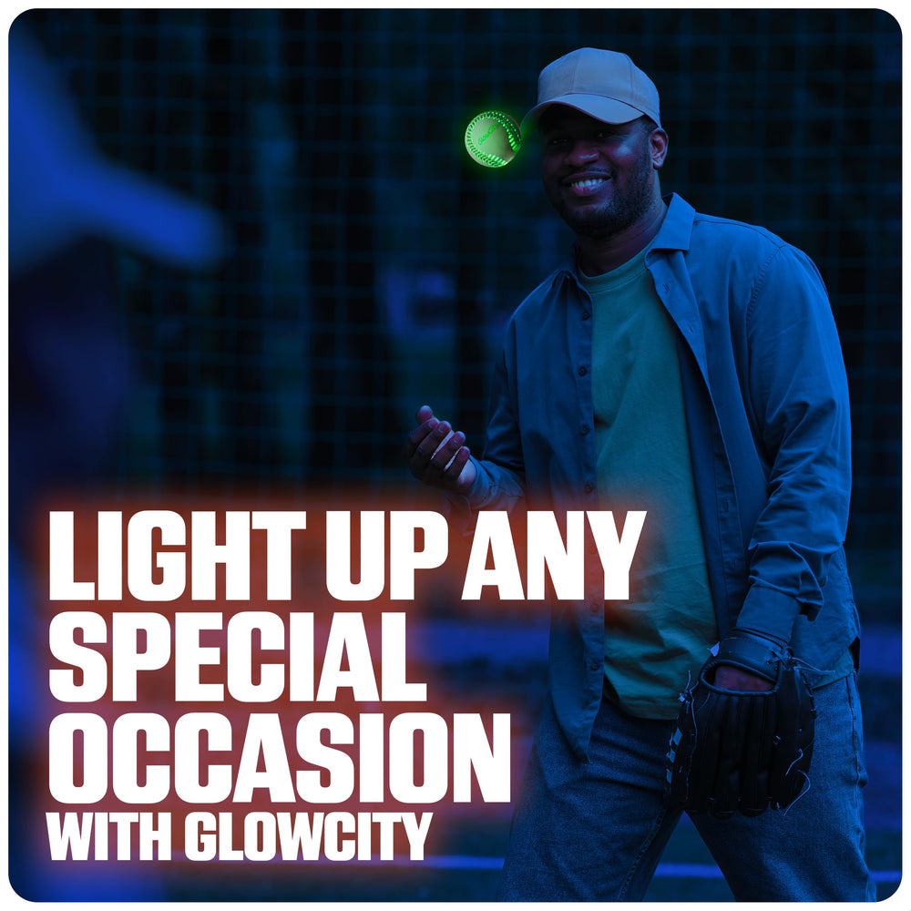 GlowCity Premium Leather LED Baseball gift idea for all ages.