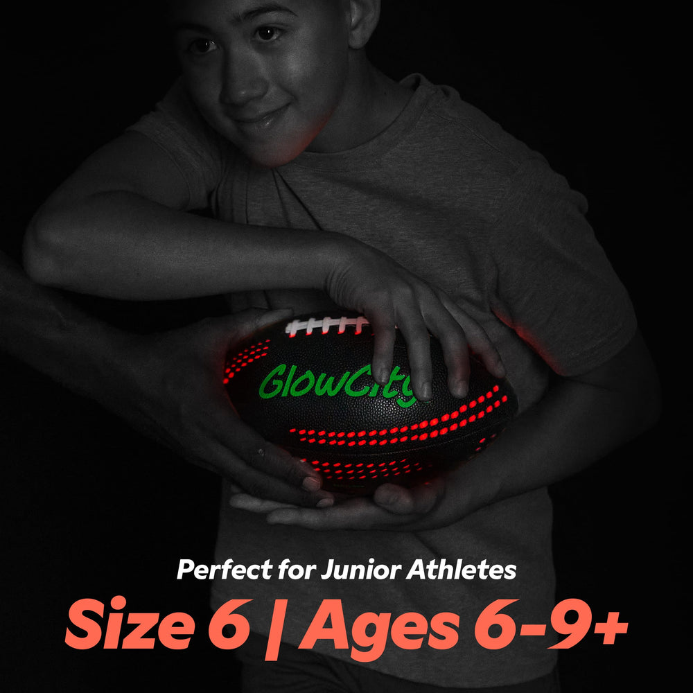 GlowCity size 6 football designed for teens and adults with larger hands.
