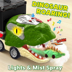 Gloween Folding design of the dinosaur truck for easy storage