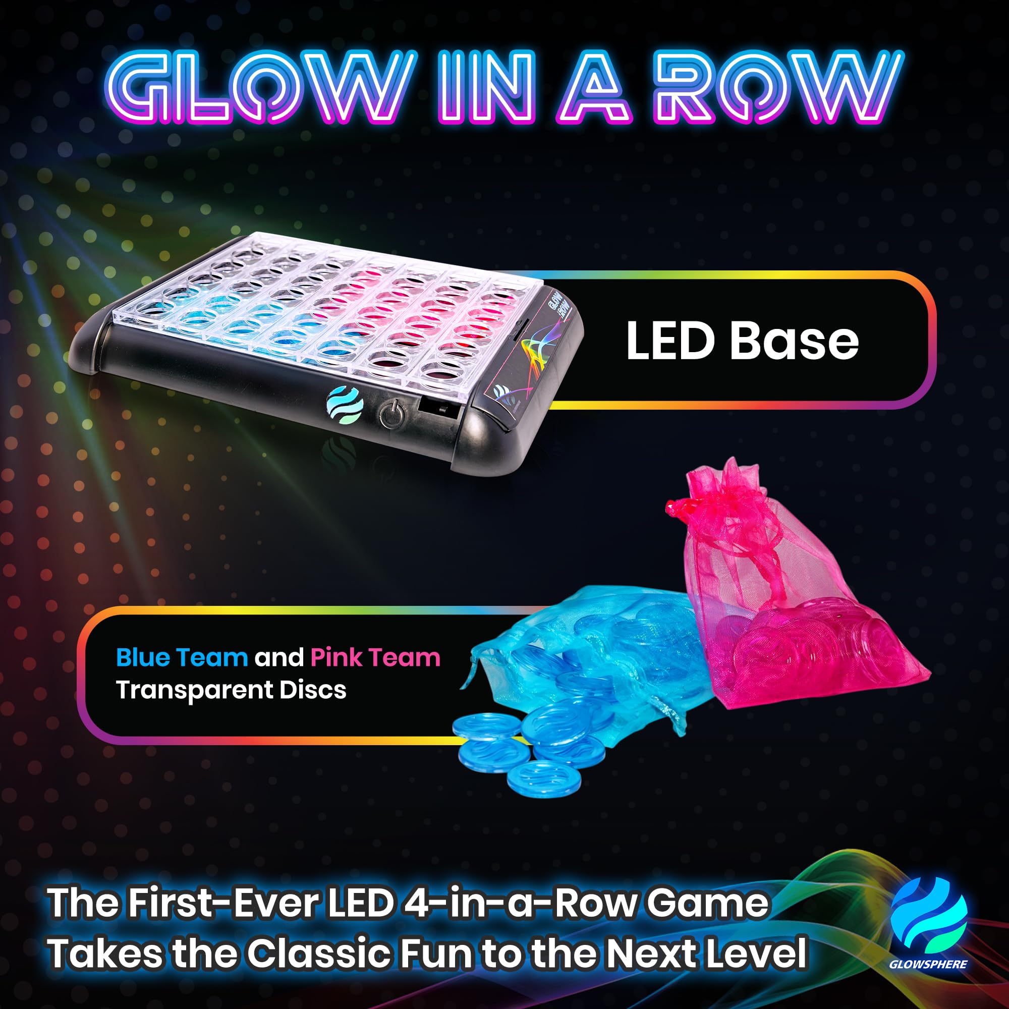 Glowsphere classic mode display preserves familiar strategy with bright visuals.