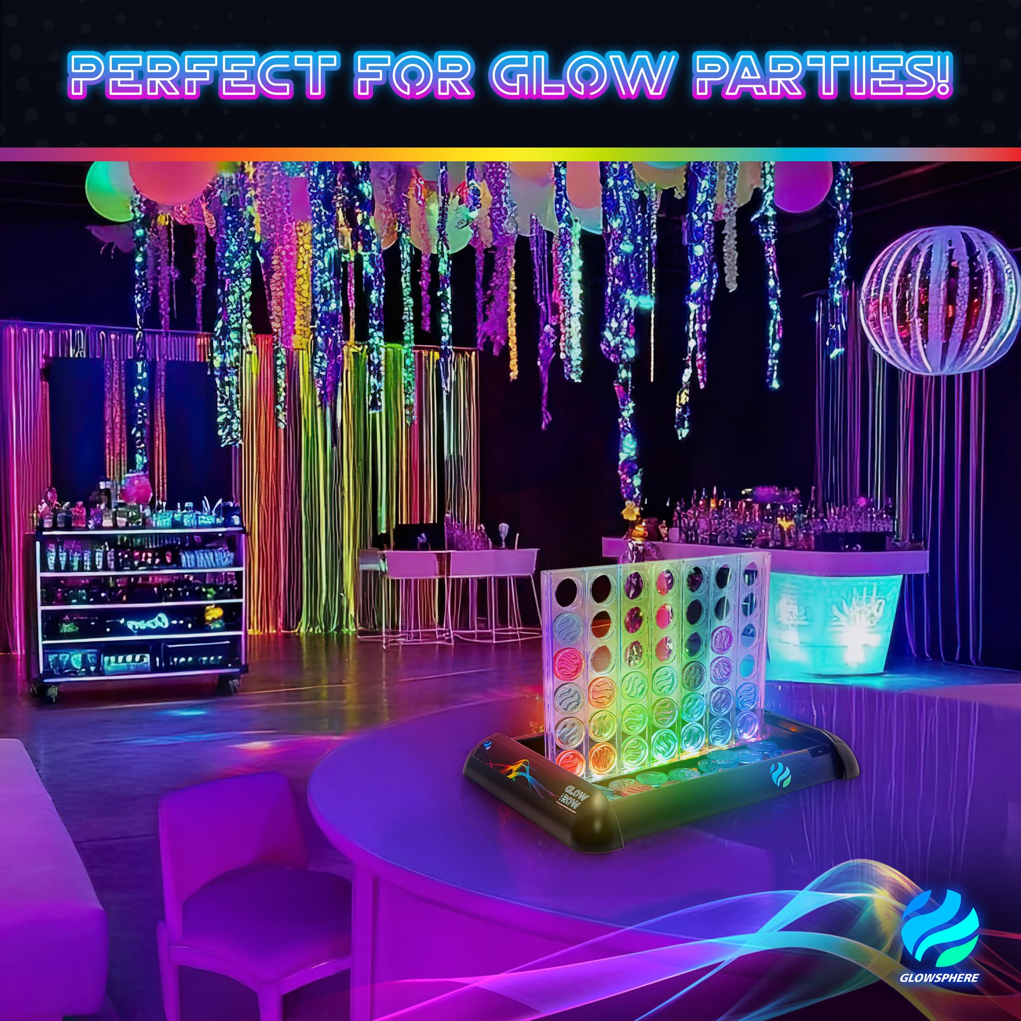 Glowsphere family night ready for kids and adults alike.