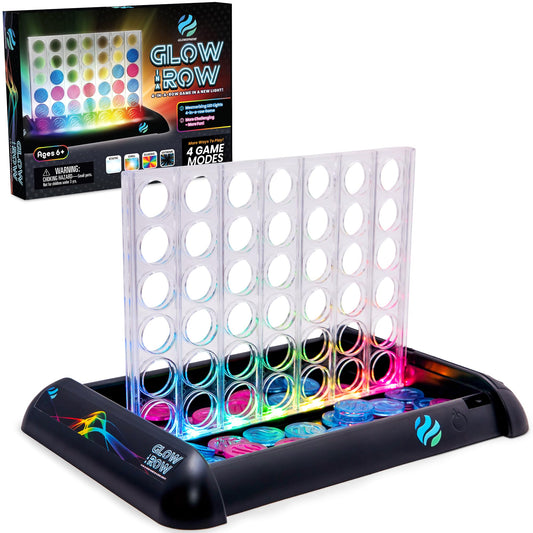 Glowsphere LED color matrix improves visibility for quick, satisfying matches.