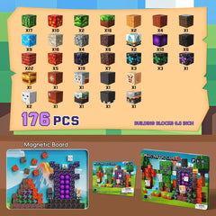 Glsgsb Minecraft magnetic blocks feature strong magnets for durable daily use
