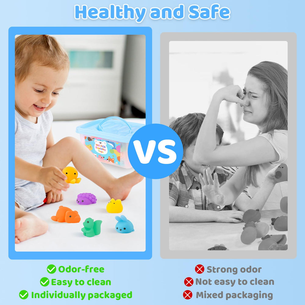 Gluaintdux squishy toys in animal shapes for early learning and calm play.