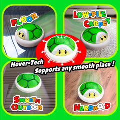 Glückpa family time with versatile indoor/outdoor hover ball play.