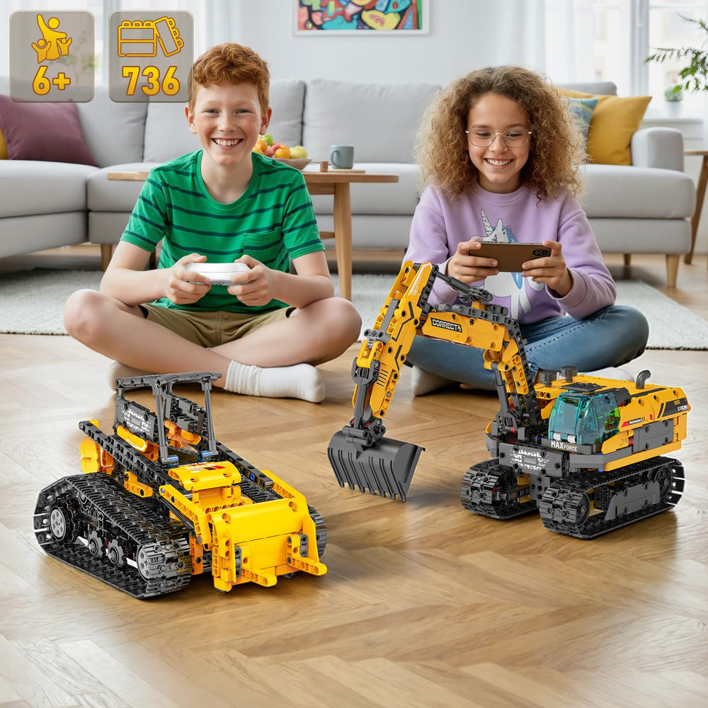 Gluiseur 736-piece set fosters engineering creativity and collaborative play with family.