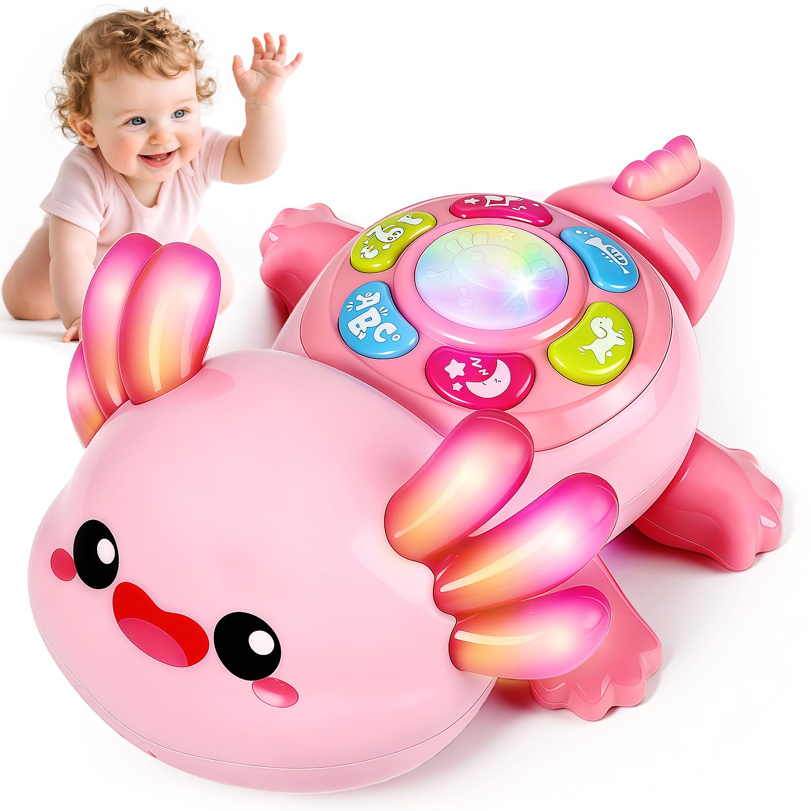 GMAOPHY axolotl toy makes a great gift for babies and toddlers
