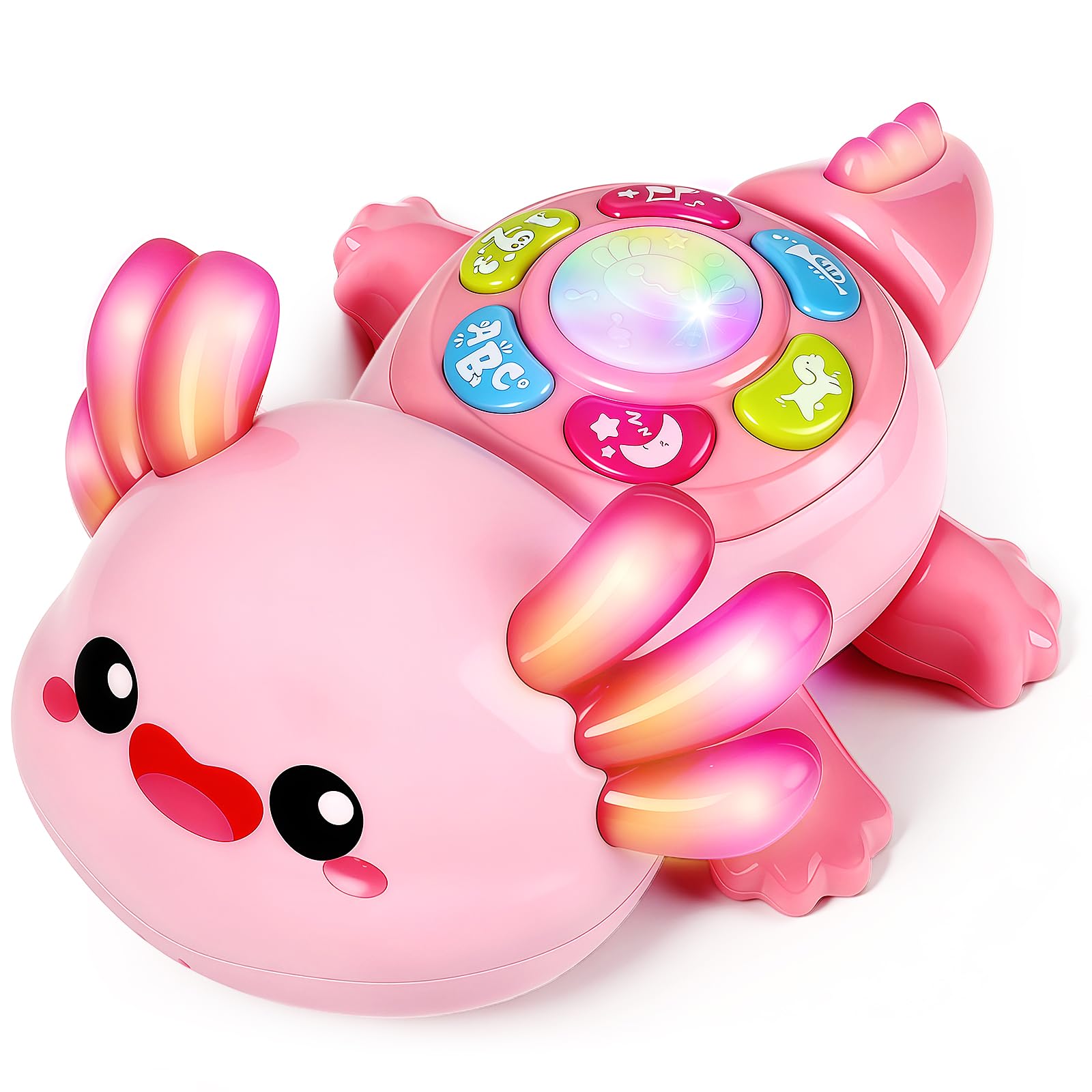 GMAOPHY baby axolotl toy crawling action promotes motor exploration during tummy time