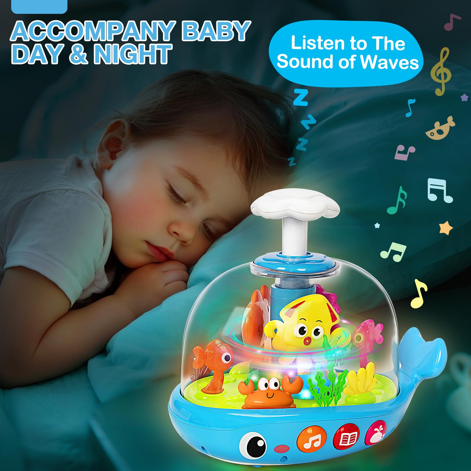GMAOPHY toy uses safe ABS material with rounded edges for gentle baby handling