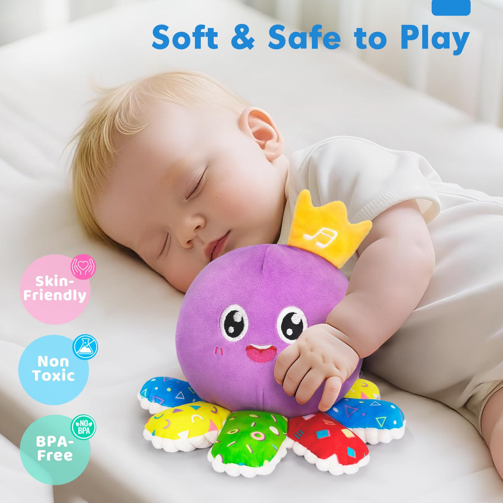 GMAOPHY dual-mode sound-activated toy adapts as baby grows.