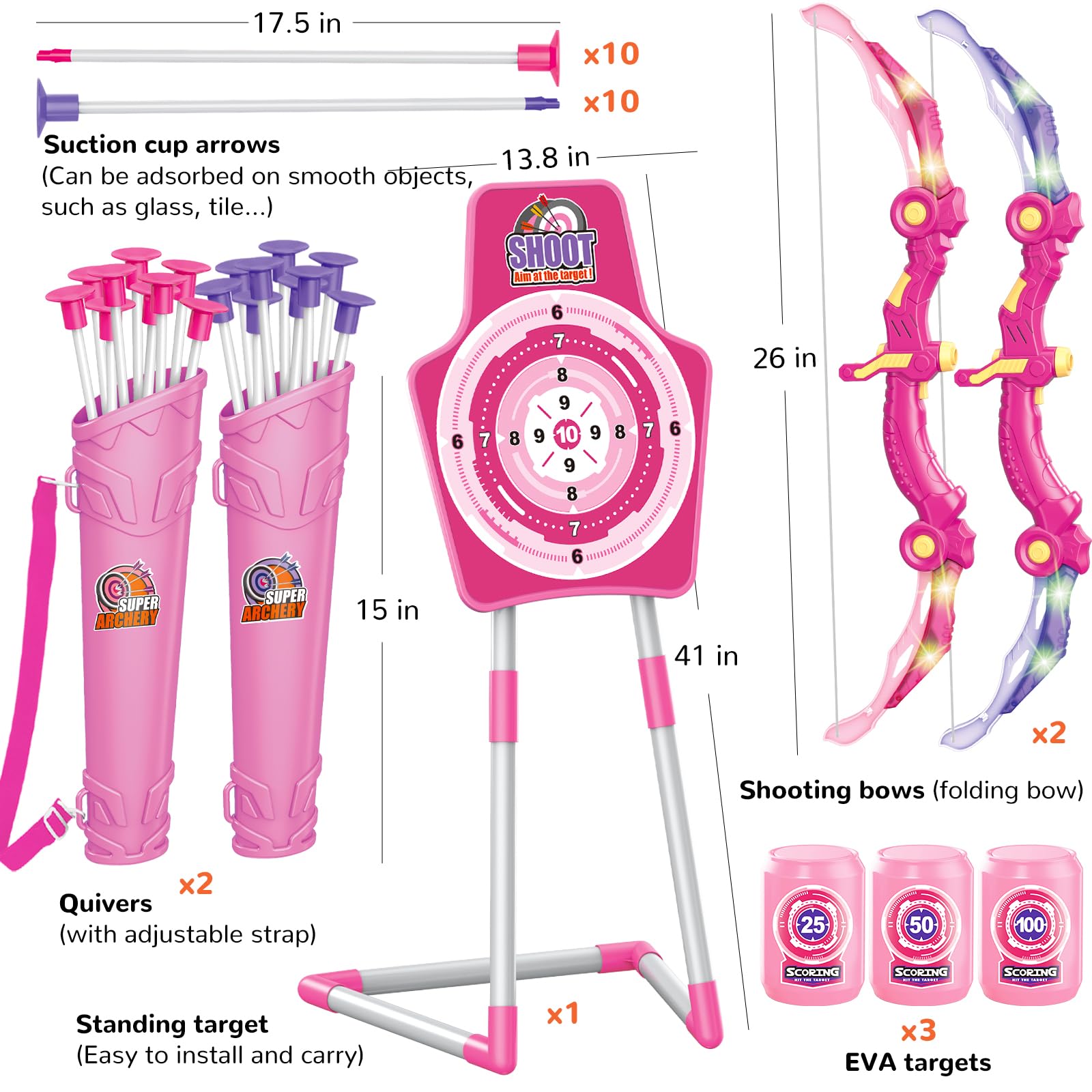 GMAOPHY durable archery set suitable for indoor and outdoor use