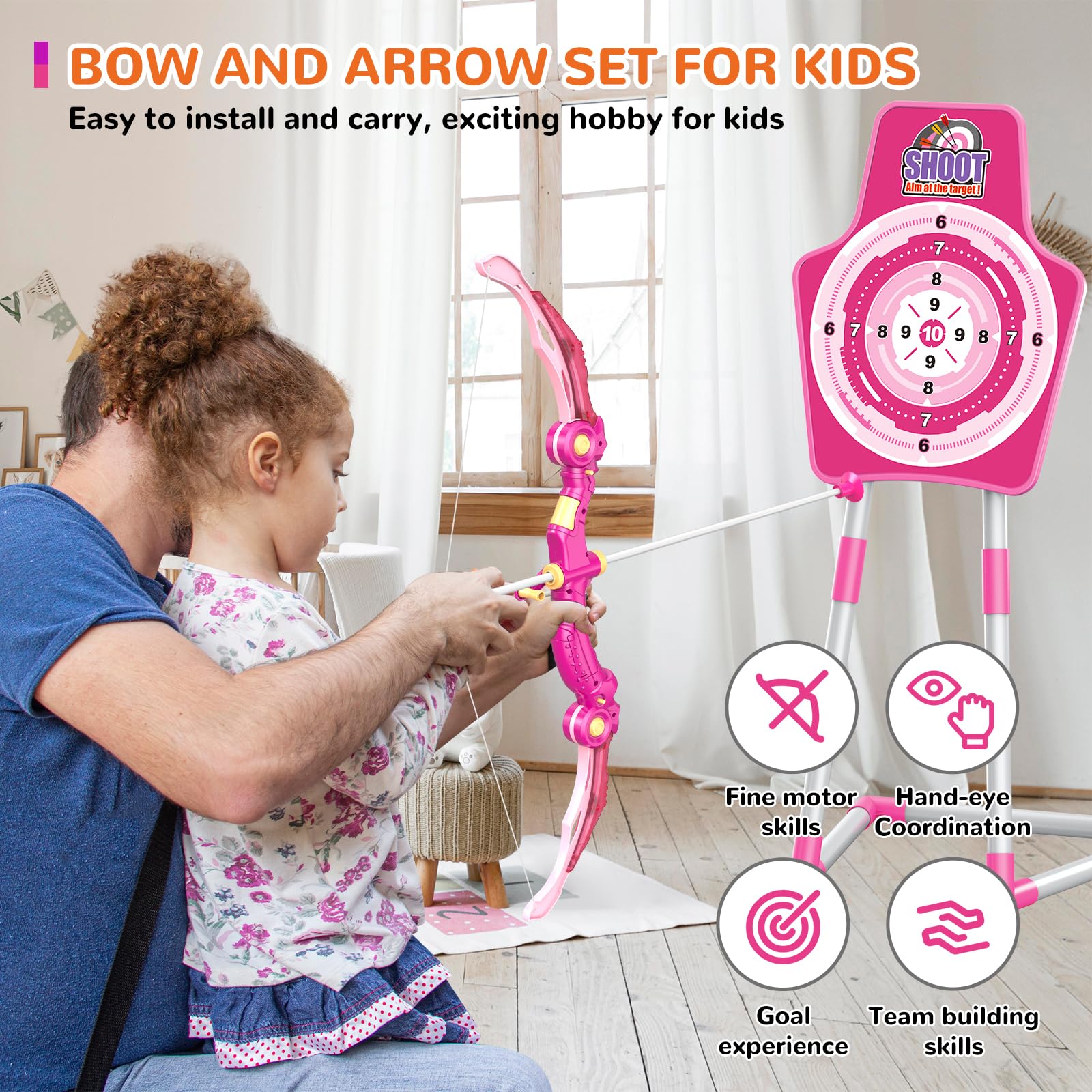 GMAOPHY foam dart arrows designed for kid-friendly target practice