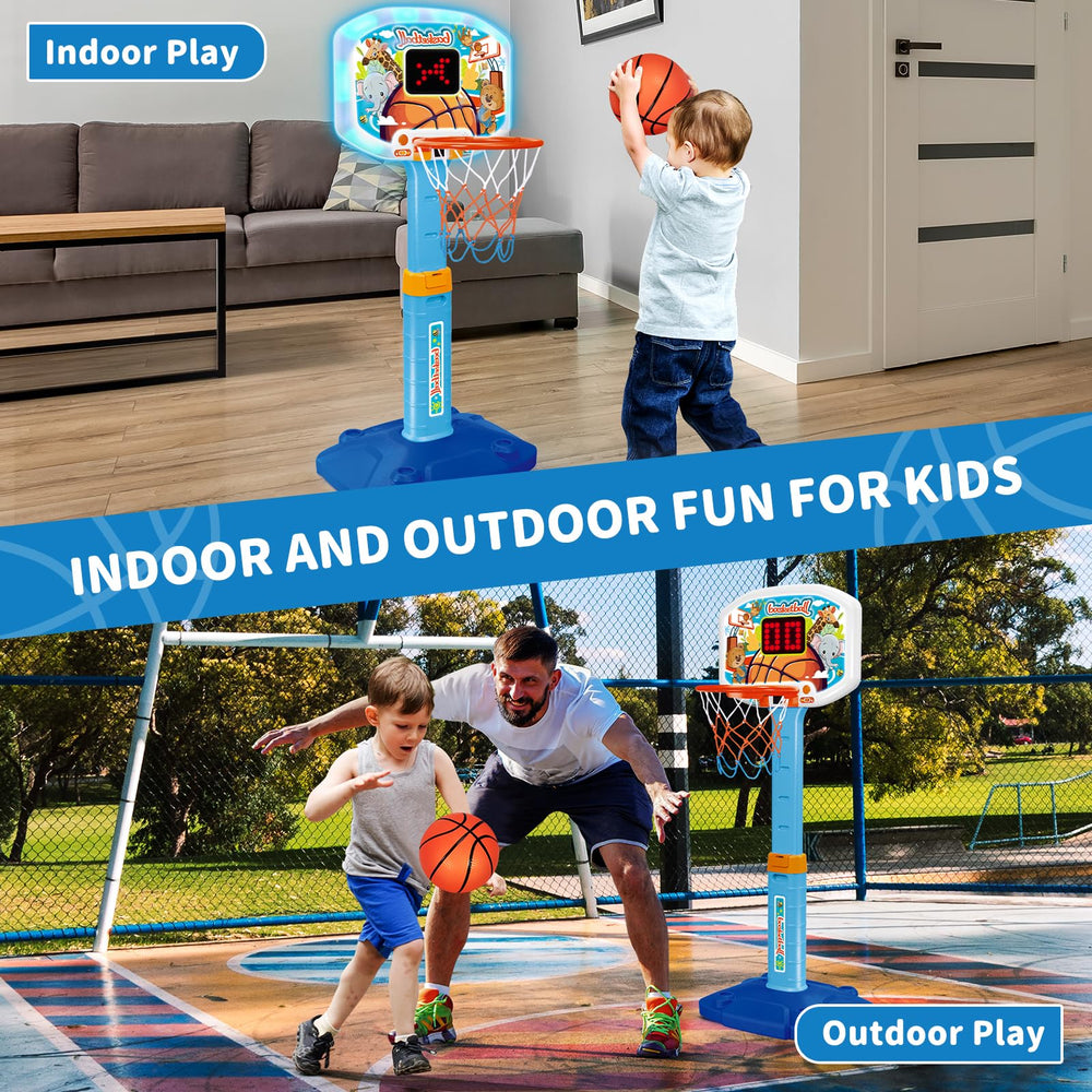 GMAOPHY hoop light and sound button enhances interactive play