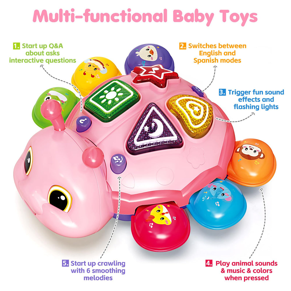GMAOPHY infant toy with lights and sounds supports sensory development.
