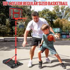 GMAOPHY backboard and rim offer a kid-friendly shooting experience