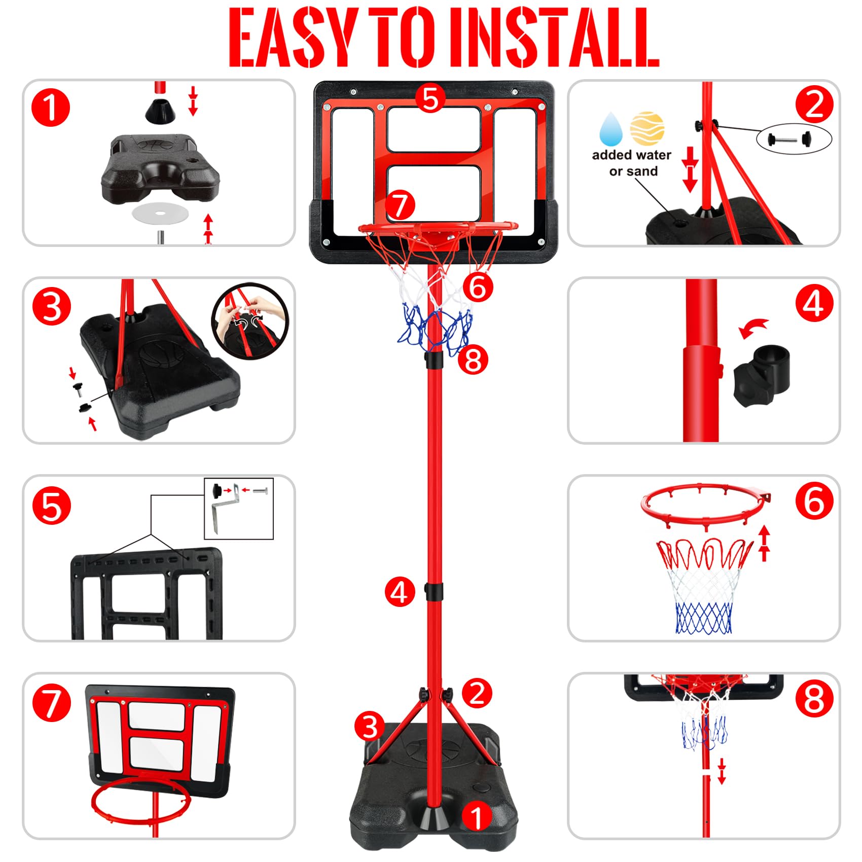 GMAOPHY includes three balls and pump for quick play