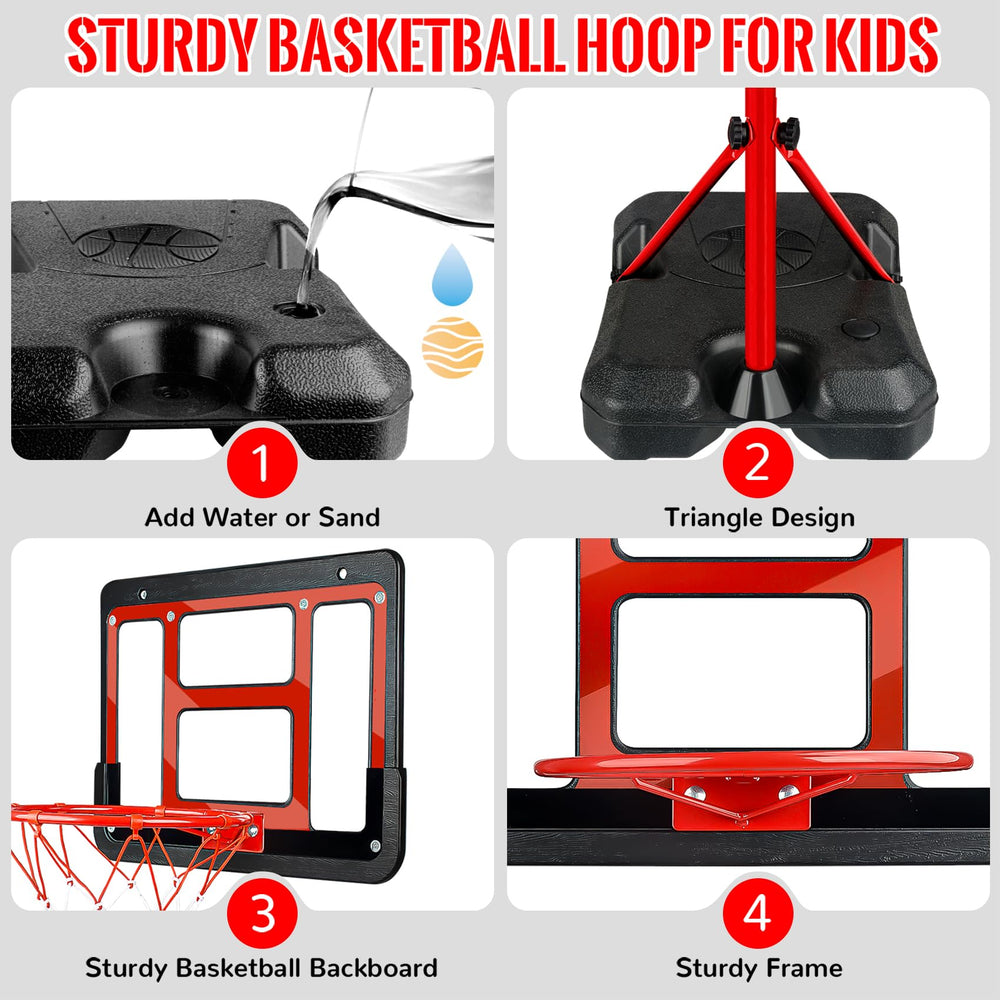 GMAOPHY outdoor-ready hoop for backyard play