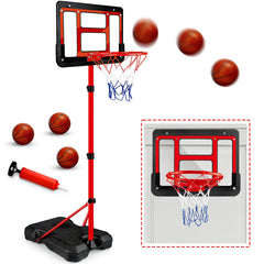GMAOPHY kids basketball hoop stand assembled for versatile indoor outdoor play