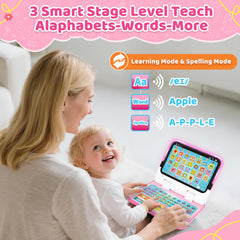 GMAOPHY learning laptop color-buttons highlight interactive learning with eight keys